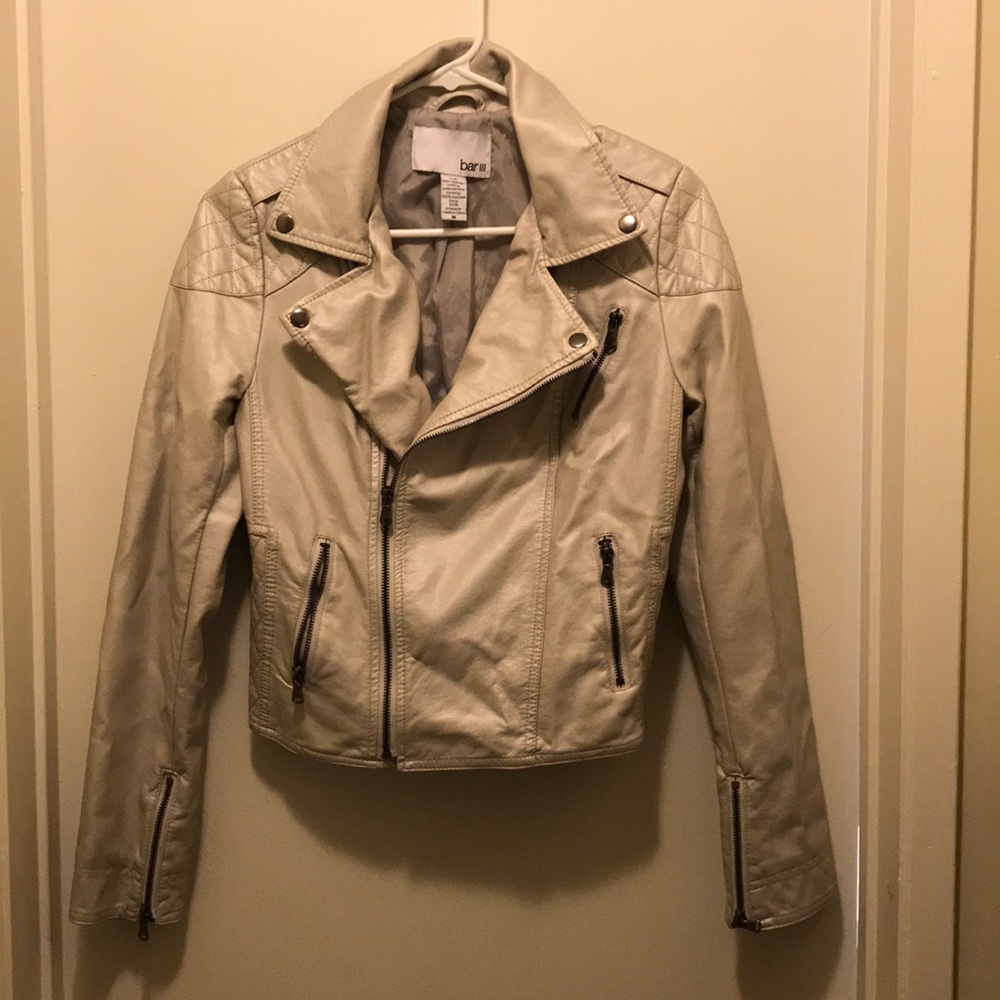 Silver Leather Jacket - image 3